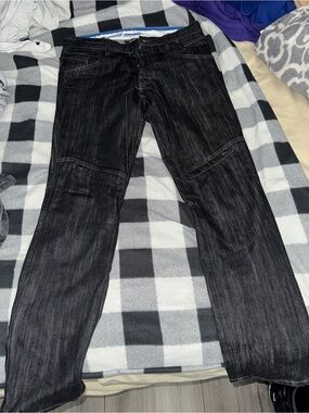 Men's Straight Black Jeans - Classic Straight Fit